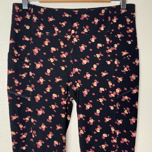 Cabi lean legging Women's size medium black multi high rise fitted #4142 - Picture 6 of 16